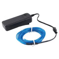 2M Flexible LED Neon EL Wire Glow Light – Waterproof Indoor/Outdoor LED Neon EL Wire HIP Blue