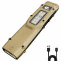 ESMARTER Tactical Rechargeable EDC Flashlight – 8 Modes 1600lm Tactical Flashlight HIP DT007 yellow