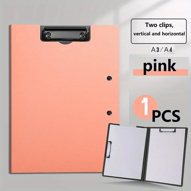 Portable A4 File Folder – Waterproof Document Organizer Document File Folder HIP Pink