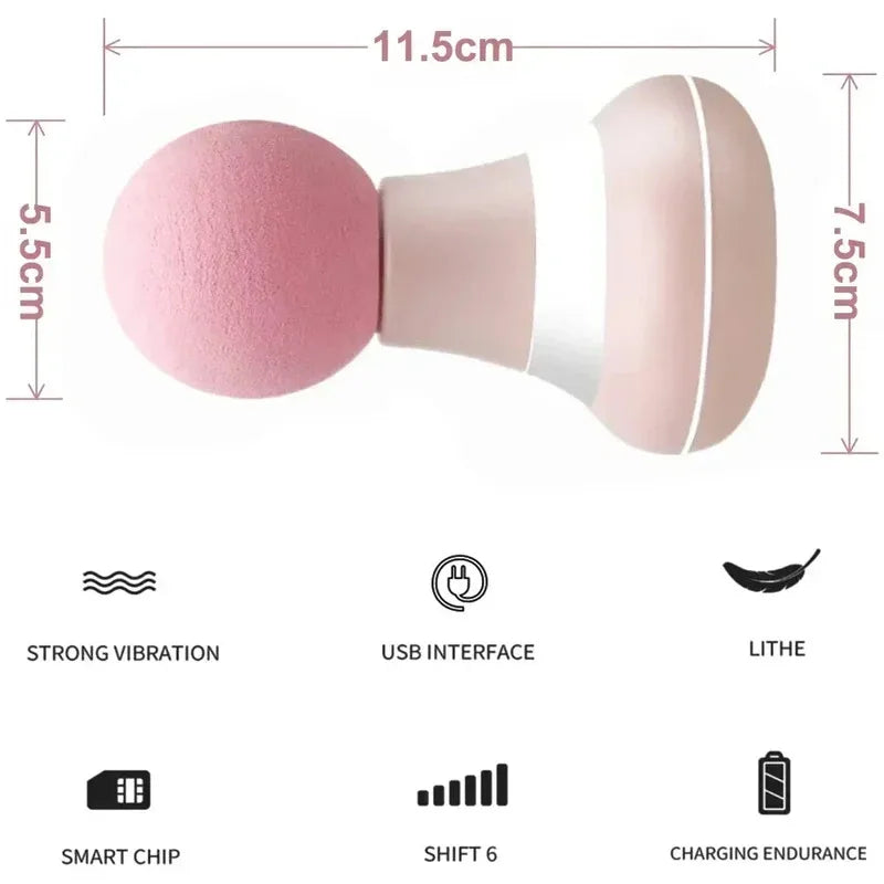 Mini Percussion Massage Gun – 6-Speed Portable Muscle Massager Percussion Massage Gun HIP