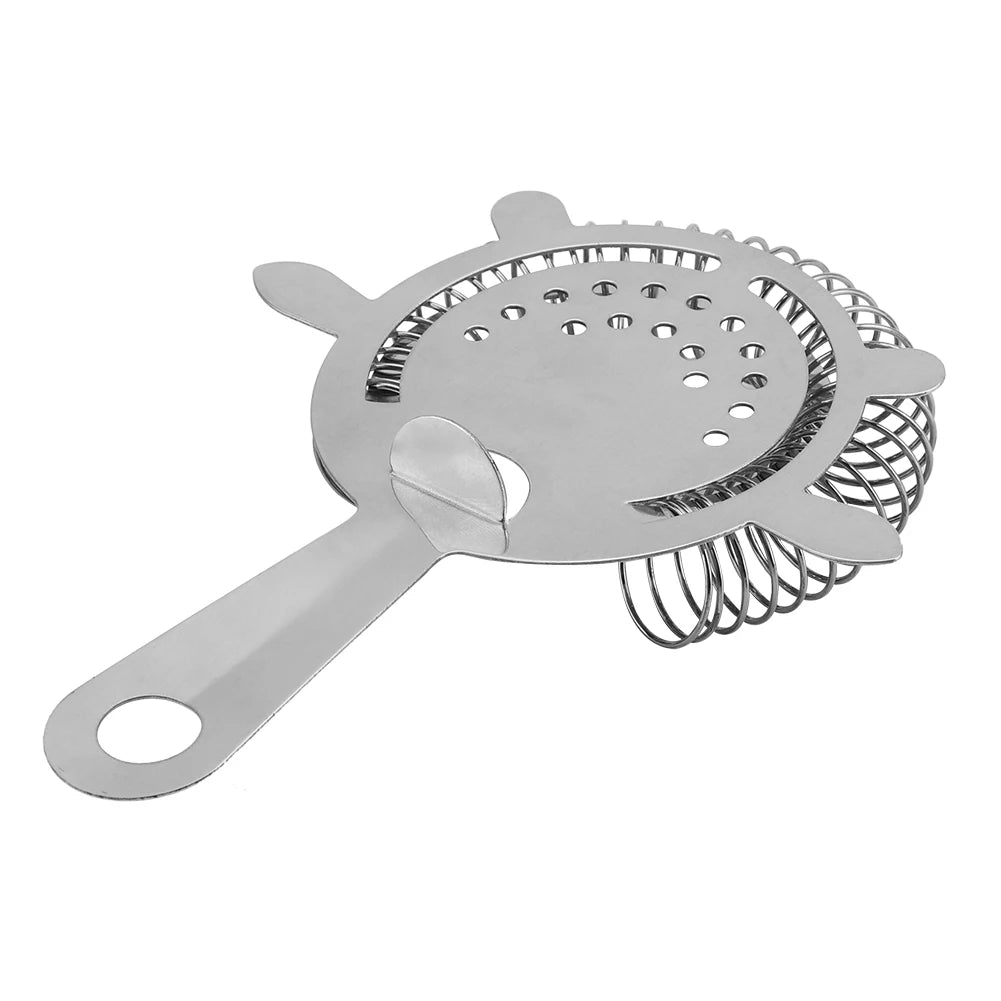 Cocktail Filter Drinks Strainer Stainless Steel Cocktail Drinks Drainer Filter Beverage Filtering Tool for Bar Restaurant Home HIP