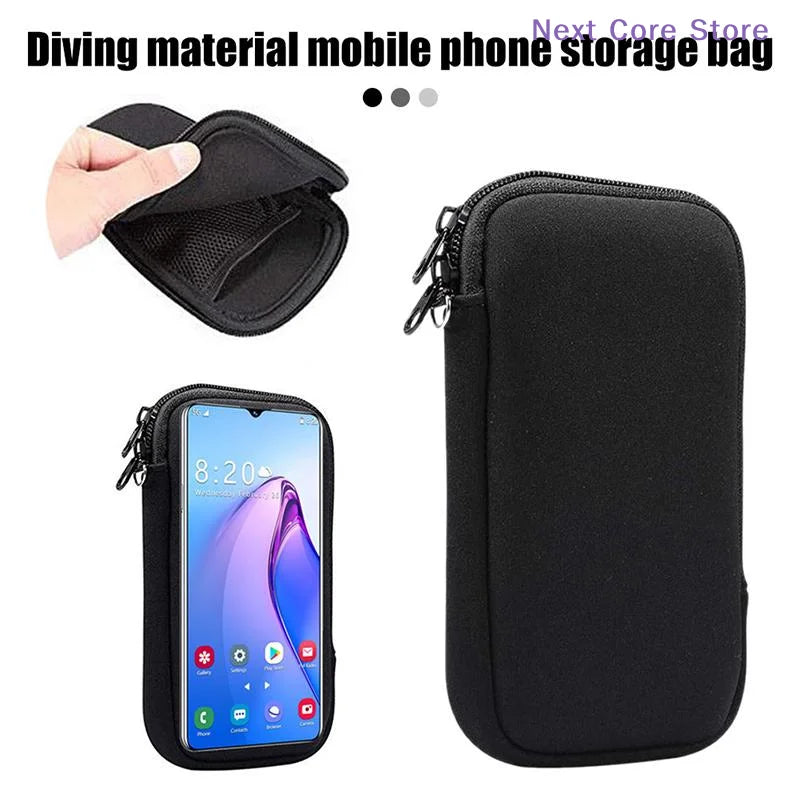 Universal Neoprene Waterproof Zipper Phone Pouch Neoprene Phone Pouch HIP