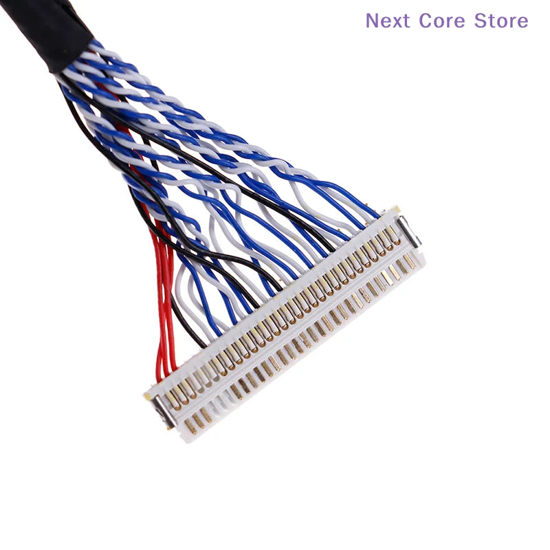 25cm 8-Bit LVDS Cable 30-Pin 2CH for 17–26" LCD/LED Panels LVDS Display Cable HIP