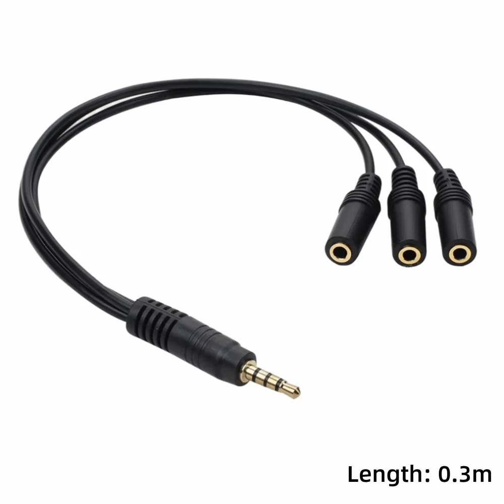 3.5mm Headphone Splitter Cable – 1 to 6 Port AUX Adapter Audio Splitter Cable HIP