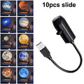 Rotatable Galaxy Star Projector USB LED Night Light Lamp Star Projector Lamp HIP A6