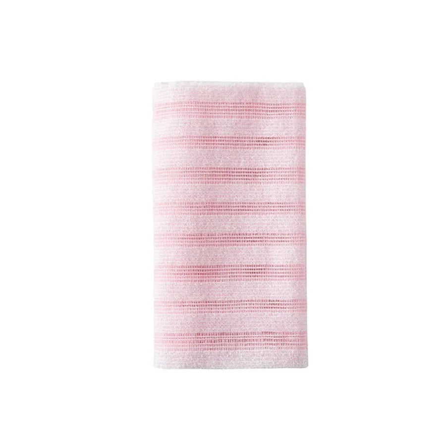 Japanese Exfoliating Bath Washcloth – Nylon Back Scrub Towel Exfoliating Bath Towel HIP Pink