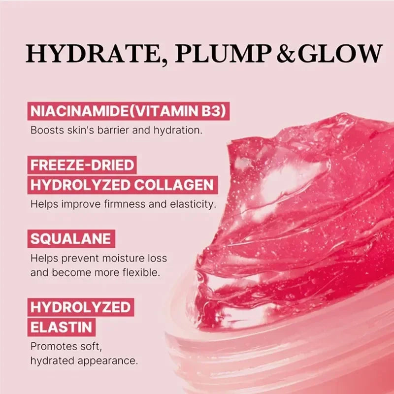 Sakura Collagen Jelly Cream – Niacinamide & Hydrolyzed Collagen Collagen Face Cream HIP