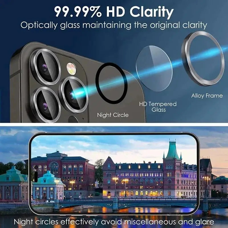 iPhone Camera Lens Protector – Tempered Glass 13 14 15 16 Lens Screen Protector HIP
