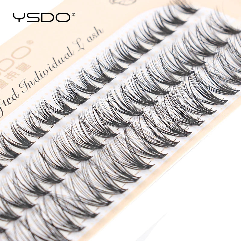 Individual Eyelashes DIY Cluster 60 Bundles Individual Lashes 20D Fluffy Eyelash Extension False Lash Fake Cilos Maquiagem Cilia HIP