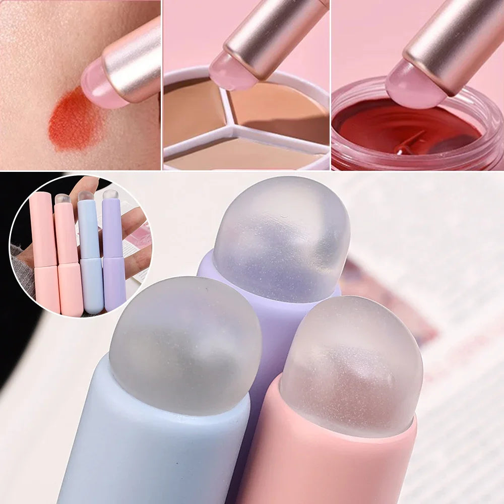 RUZOFO Silicone Lip Brush with Cover – Reusable Applicator Silicone Lip Brush HIP