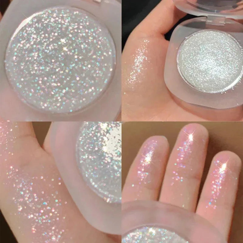 Diamond Glitter Mashed Potatoes Highlighter Diamond Highlighter Makeup Gel Face and Body Brighten Glitter Natural Contour Makeup HIP 01