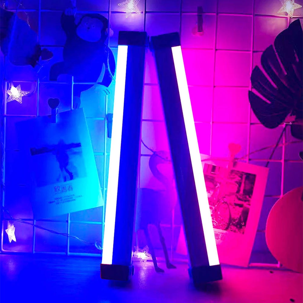 Handheld LED Fill Light LED Video Light Wand USB Rechargable Photography Lighting Adjustable Flash Light RGB Selfie Lamp HIP