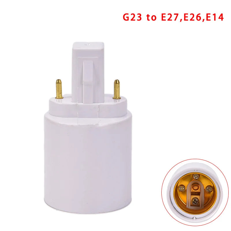 G23 to E27/E26 Lamp Base Socket Adapter – LED & Halogen Lamp Socket Adapter HIP
