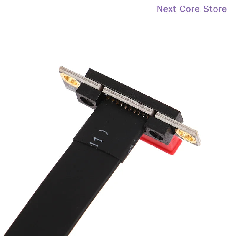 PCIe X1 Dual 90° Right Angle Riser Extension Cable Gen 3.0 PCIe Riser Cable HIP