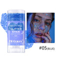 Sparkling Sequins Glitter Gel Stick Mermaid Sequin Body Glitter Gel Cosmetic Hair Glitter Festival Makeup for Christmas Party HIP 05