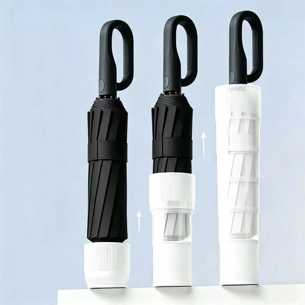 Wind-Resistant Auto Folding Umbrella – UV & Waterproof Cover Folding Travel Umbrella HIP