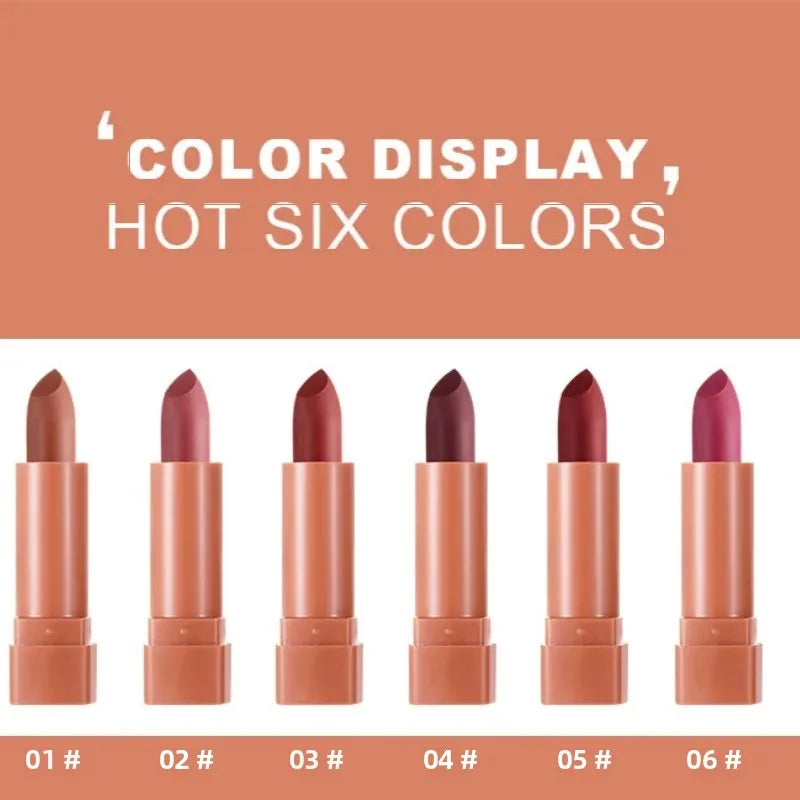 Dragon Ranee 6-Pc Matte Lipstick Set – Waterproof & Long Lasting Matte Lipstick Set HIP