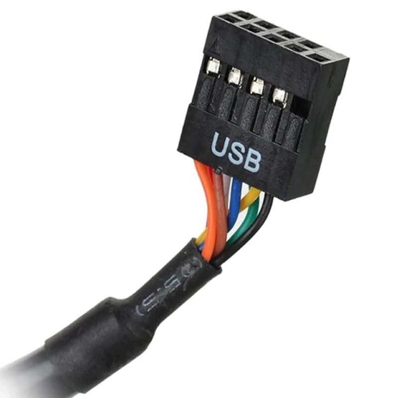 USB 3.0 to USB 2.0 Motherboard Header Adapter Cable 20 to 9 Pin USB Adapter Cable HIP