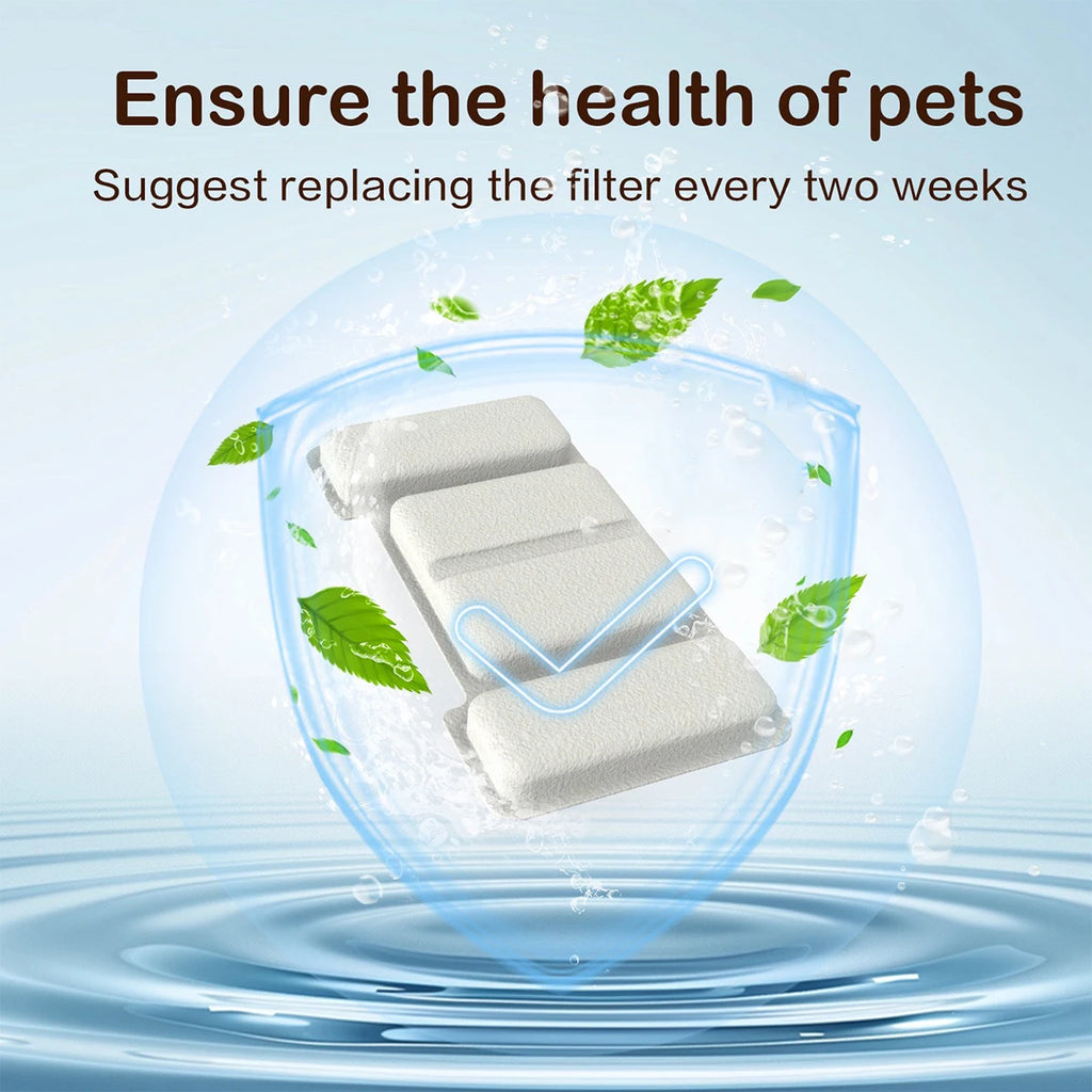 10/20PCS Cat Water Fountain Filters, Fit 67oz/2L & 108oz/3.2L Dispensers, Activated Carbon Filters for Dog/Cat Fountains HIP
