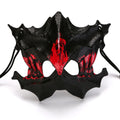 Creative Halloween Animal Skull Mask Dragon Wolf Mask Blood Half-Face Mask Men Horror Skeleton Carnival Mask Party Cosplay Prop HIP Tengu Black