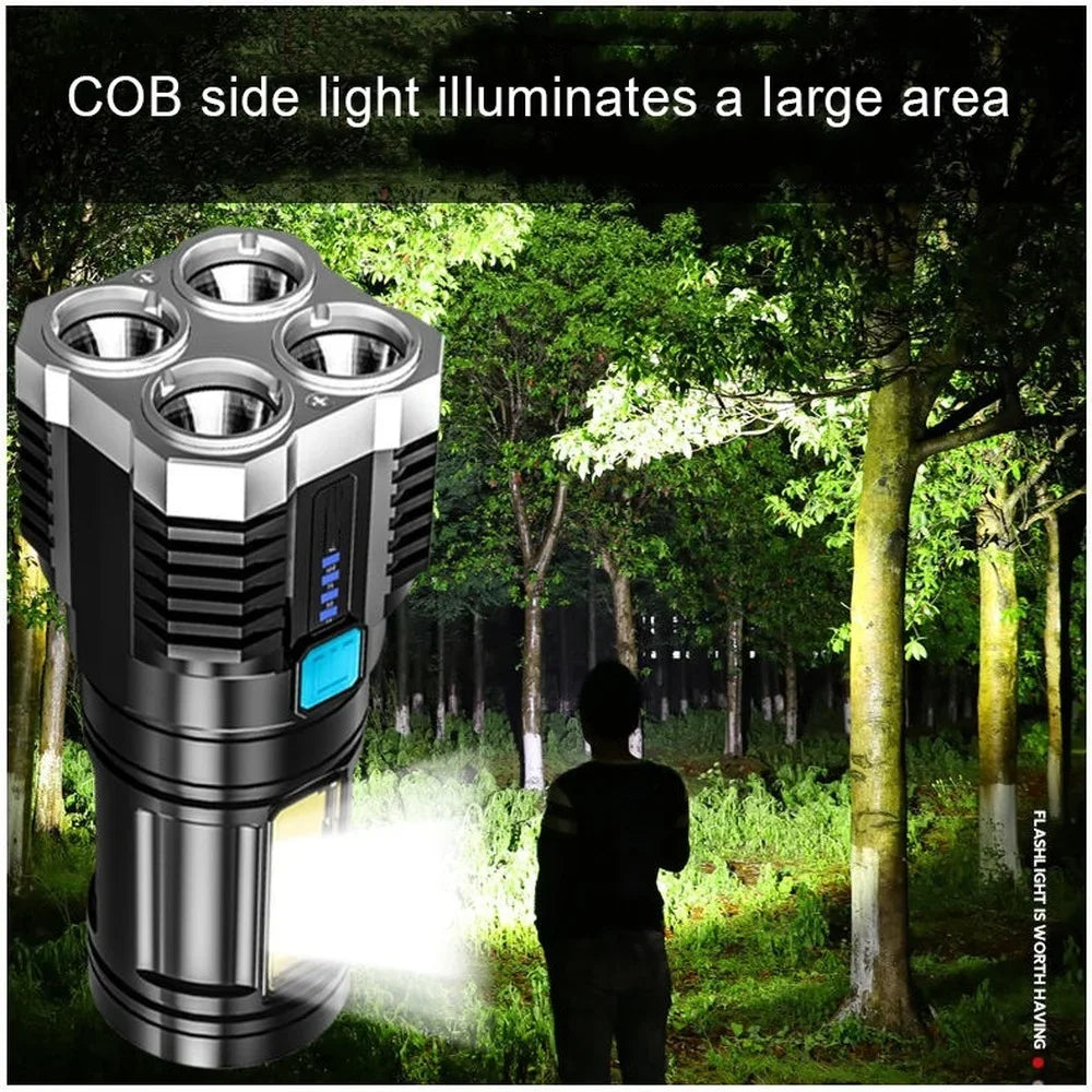 ESMARTER Mini LED Flashlight 1000 Lumen Rechargeable Torch LED Flashlight HIP