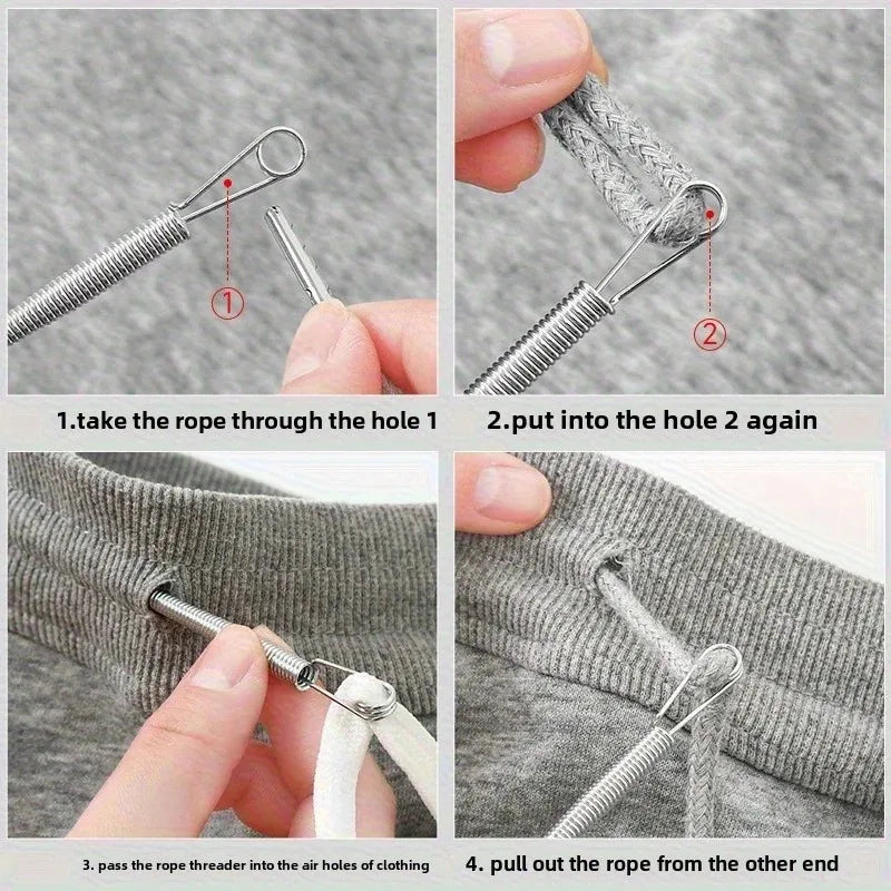 Bendable Drawstring Threader – Flexible Elastic Band Tool Sewing Threading Tool HIP