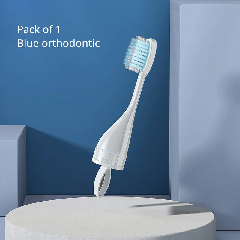 3 In 1 Portable Toothbrush Can Hold Toothpaste Integrated Hygienic Folding Travel Toothbrush Oral Cleaning Tools Easy Carrying HIP orthod-head WT