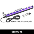 UV Black Light T5 Tube 6W 395nm USB Strip Lamp – Party Glow UV Black Light Tube HIP T5