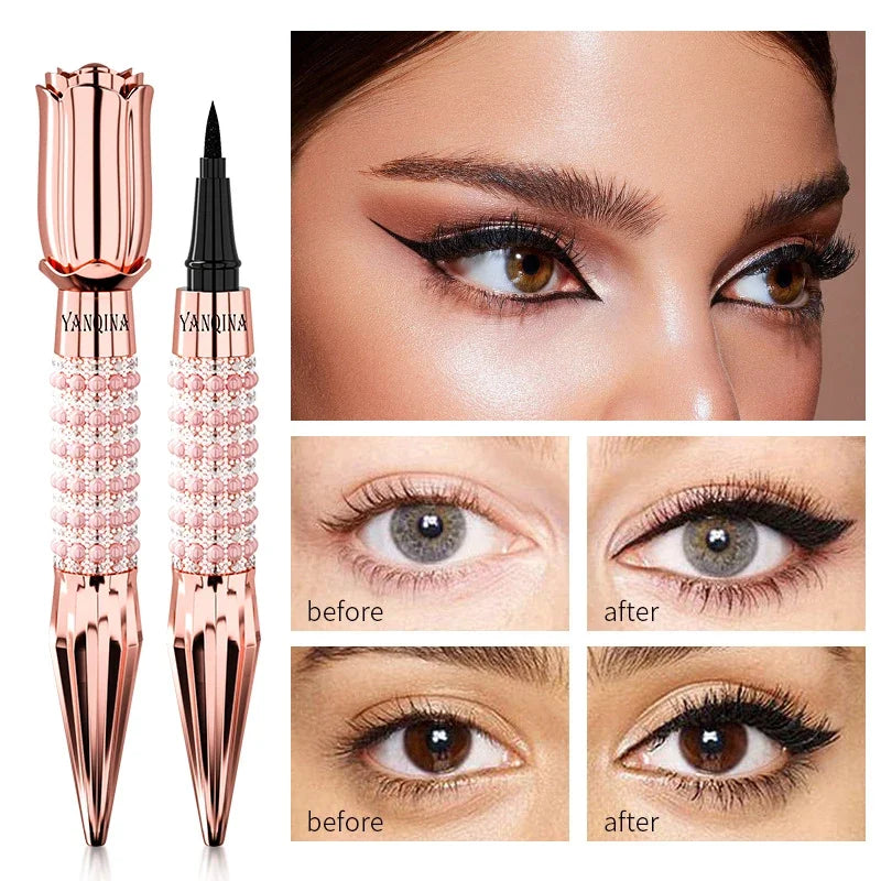 Waterproof Liquid Eyeliner Pen – Quick-Dry, Long-Lasting Black Liquid Eyeliner Pen HIP