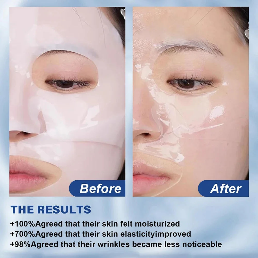 Deep Collagen Anti-Wrinkle Overnight Lifting Face Mask 5 Pack Collagen Face Mask HIP