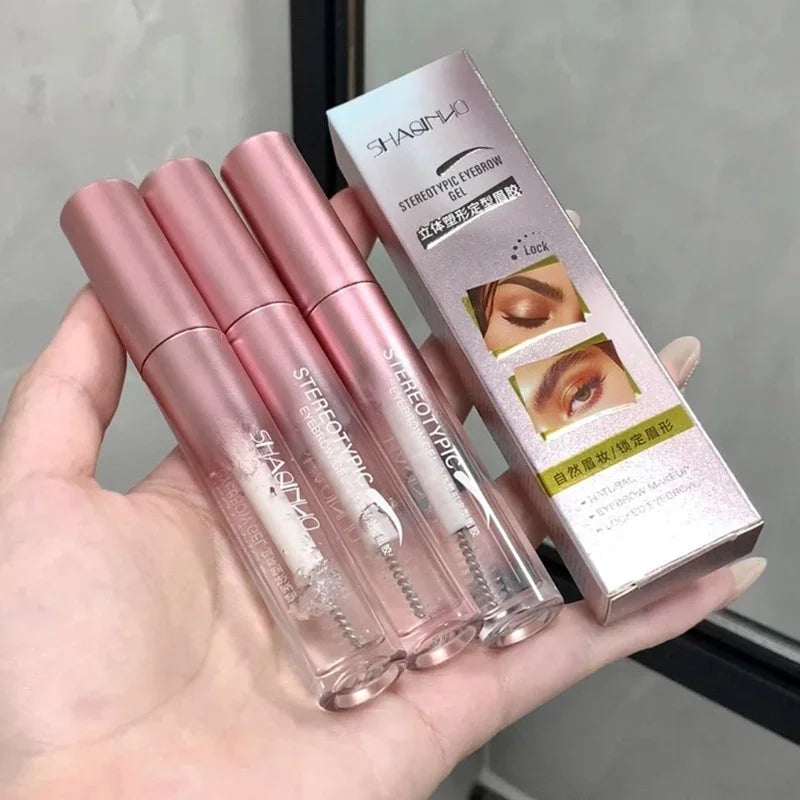 Transparent Waterproof Eyebrow Styling Gel Long Lasting Fixing Brow Soap Cream Makeup Clear Liquid Eyebrow Sealed Layer Cosmetic HIP