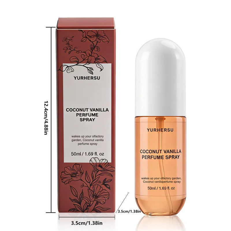 Coconut Vanilla Perfume Spray – Sweet Body Mist for Women Body Mist Spray HIP