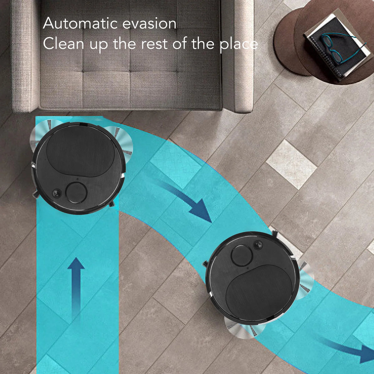 Robot Vacuum Cleaner Multifunctional USB Charging Mini Smart Sweeping Robot for Wooden Flooring Tile Carpet Robot Vacuum Cleaner HIP