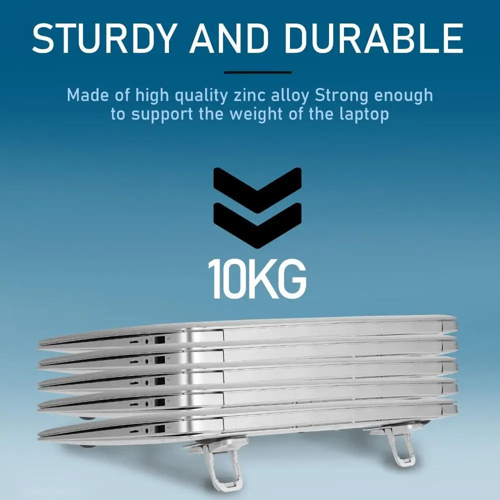 Foldable Aluminium Alloy Laptop Stand – Non-Slip, 2-Level Laptop Stand HIP