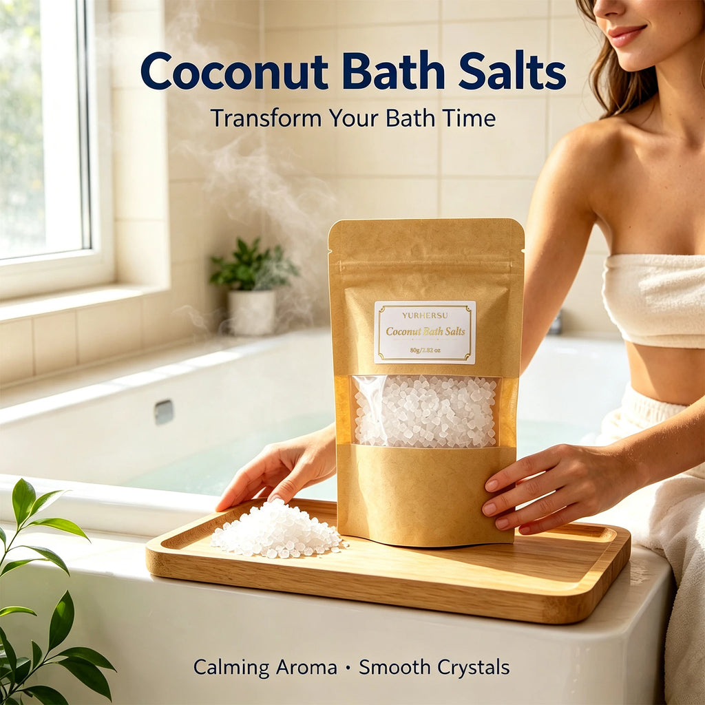 Coconut Exfoliating Bath Salt – Spa Body Scrub | YURHERSU Exfoliating Bath Salt HIP