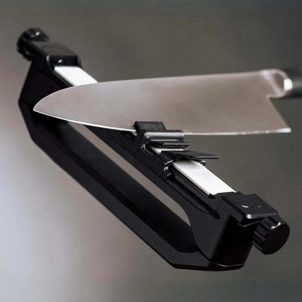 Knife Sharpener with Angle Guides – 800/1000 Grit, 3 Angles Knife Sharpener HIP