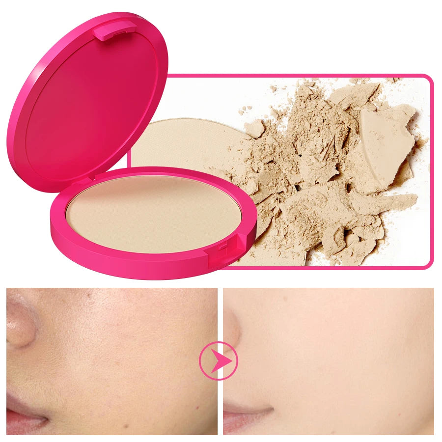 KAFURUX Matte Pressed Powder – Oil Control & Full Coverage Pressed Face Powder HIP
