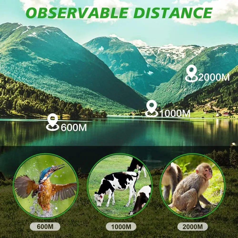 16x52 HD Monocular Telescope – High-Power Optical Zoom Scope Monocular Telescope HIP