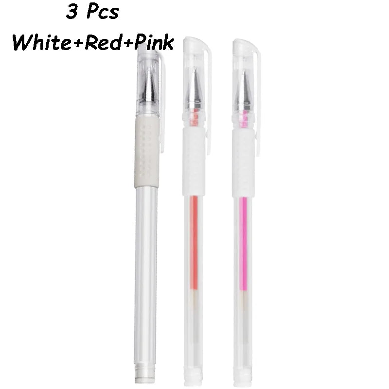 1Pc 3Pcs 4Pcs Multi‑color Skin Positioning Marker Pencil Waterproof Oil‑based Microblading Tattoo Marking Pen Skin Locator Tool HIP White Red Pink