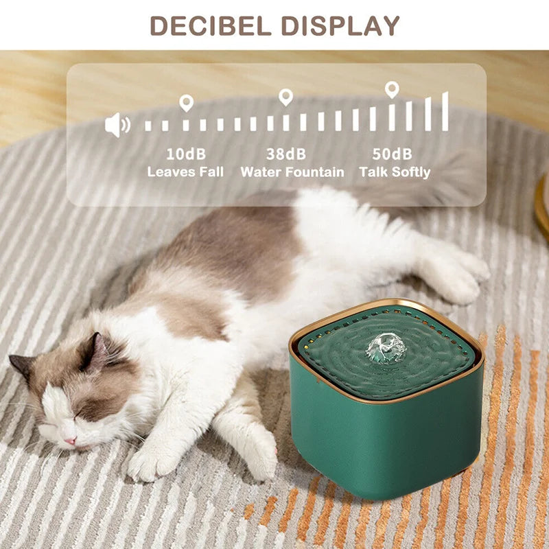 3L Automatic Cat Water Fountain – Quiet Electric Pump Pet Water Fountain HIP