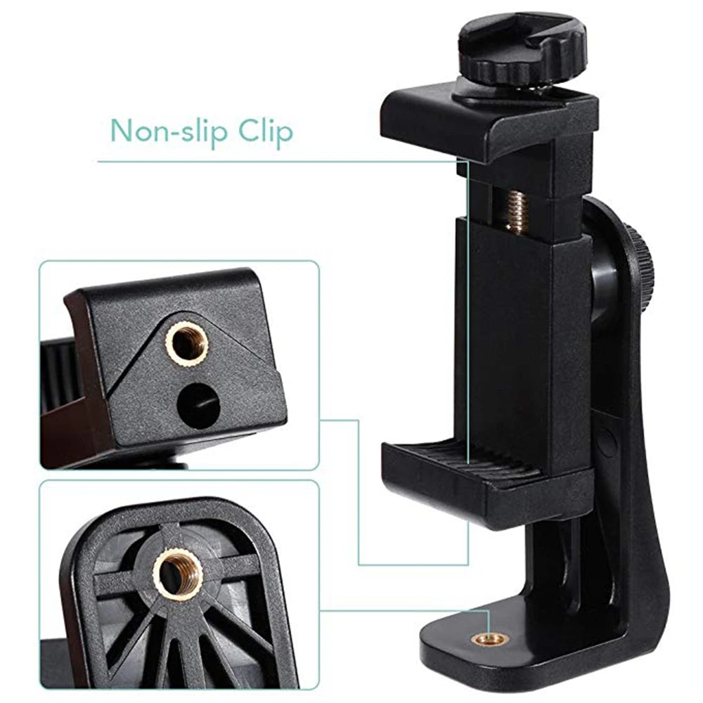 360° Universal Smartphone Tripod Mount & Clip Holder | HIP Smartphone Tripod Mount HIP