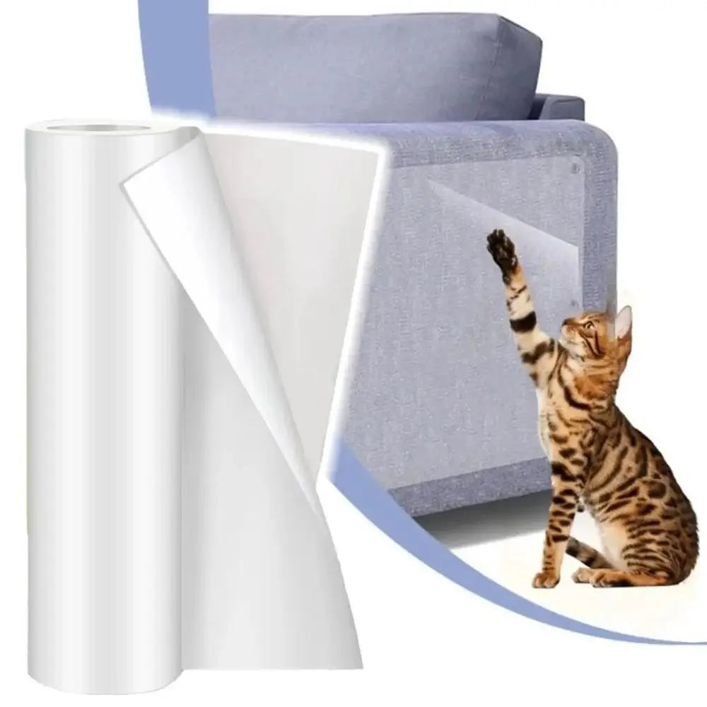 Cat Scratch Furniture Protector Tape – Clear PVC Guard Cat Scratch Protector HIP