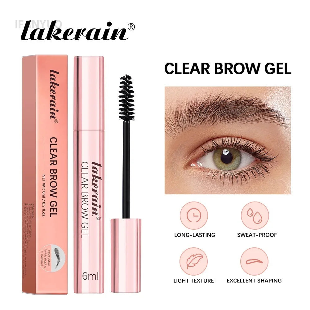 Clear Transparent Waterproof 3D Eyebrow Styling Gel Quick-drying Eyebrow Sculpt Soap Lasting Natural Wild Brow Setting Wax Cream HIP