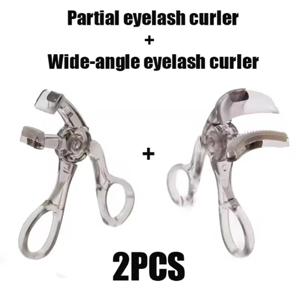 Clear Plastic Eyelash Curler with Comb – Natural Long-Lasting Eyelash Curler HIP 01 and 02