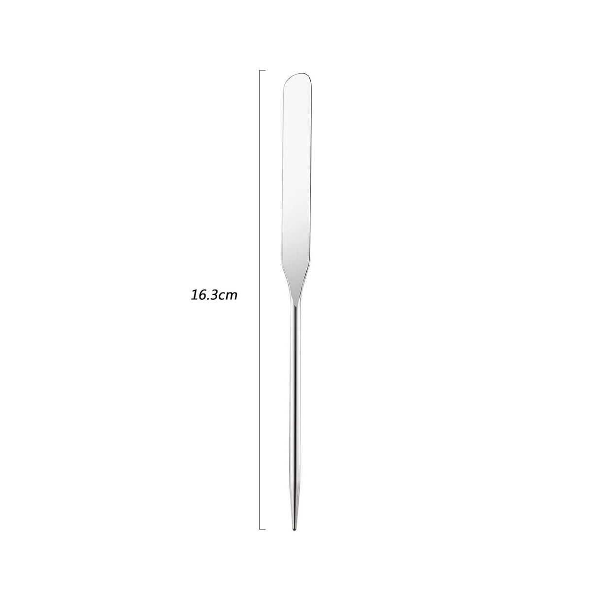 Stainless Steel Foundation Spatula Mask and Eye Cream Spoons Multi-functional Facial Scraping Metal Beauty & Skin Care Tools Set HIP Long Spatula-1pcs