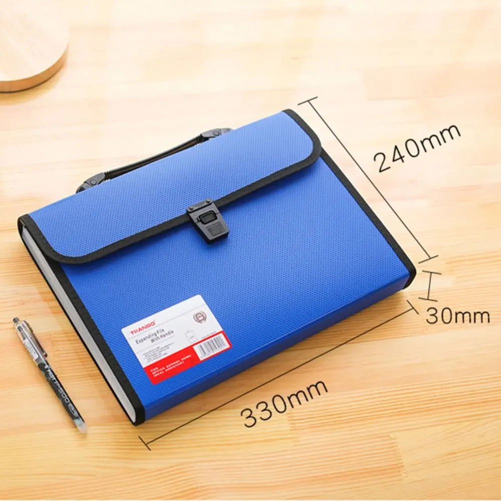 A4 Expanding Accordion File Folder – 13 Pocket Organizer Expanding File Folder HIP