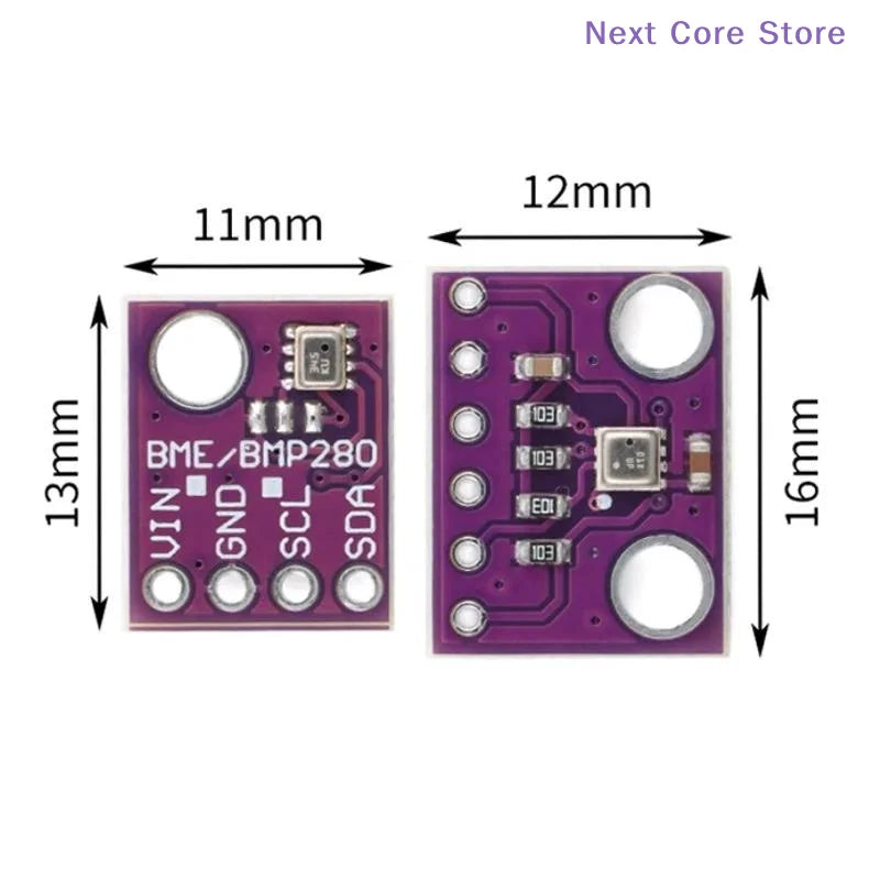 BME280 BMP280 3-in-1 Barometric Pressure & Humidity Sensor Environmental Sensor Module HIP