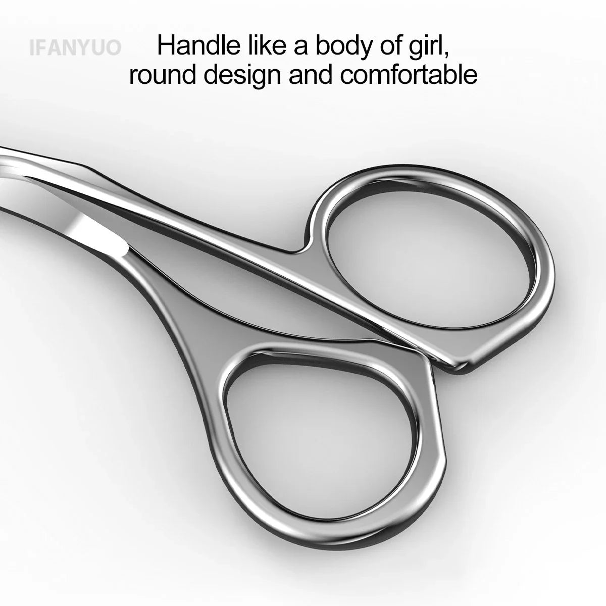 High Quality Stainless Steel Eyebrow Trimmer with Comb Brush Precision Hair Removal Shaver Scissors Eyebrows Shaping Makeup Tool HIP