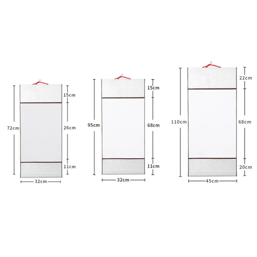 Blank Chinese Calligraphy Scroll – Rice Paper Hanging Scroll DIY Calligraphy Scroll HIP
