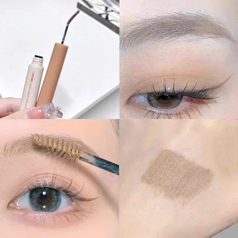 Natural Eyebrow Enhancer Dye Gel Tint Set Waterproof Long Lasting Quick Dry Dyeing Brow Tattoo Tinted Cream Brow Makeup Cosmetic HIP 04